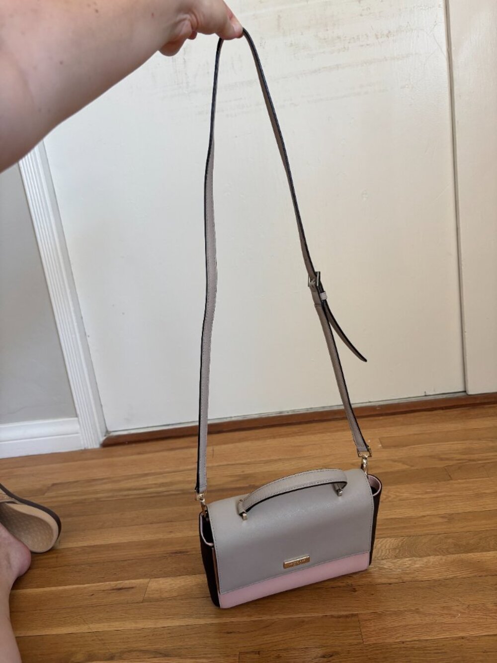 kate spade purse, black/pink/grey - Picture 3 of 14
